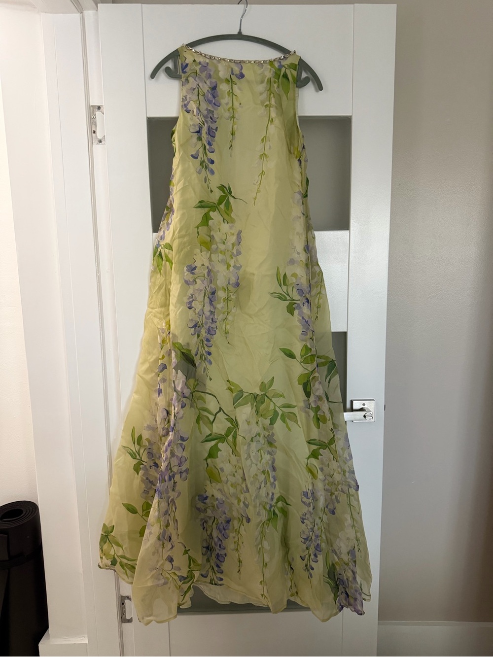 LEO LIN Yumei Silk Embellished Open Back Gown NWT – Size US 2 - Picture 7 of 10